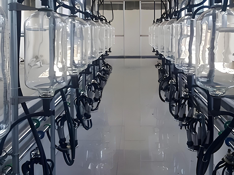 计量瓶中置式挤奶系统